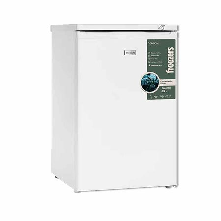 Freezer Vertical Vondom FR55 Bajo Mesada Blanco 85 Litros