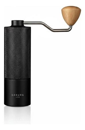 Molinillo Manual Sakura De Cafe Profesional Regulable Black Carbon Black