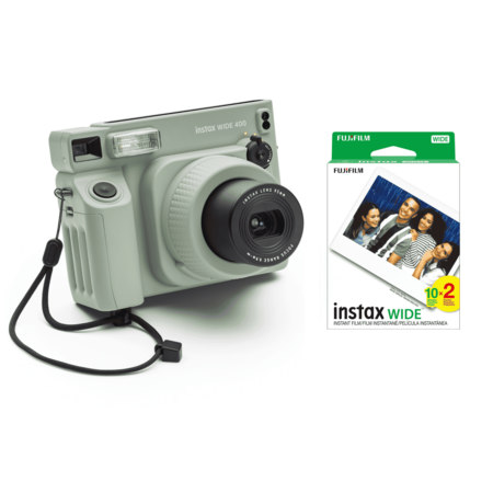 Camara instantanea Fujifilm Instax Wide 400 con20 Fotos