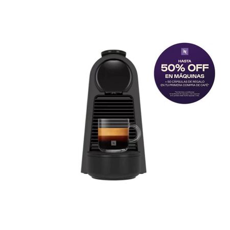 Cafetera Nespresso Essenza Mini Matt Black Piramidal D30-AR-MM-NE2