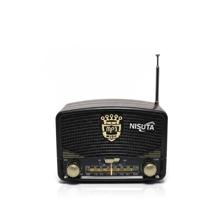 RADIO NISUTA VINTAGE AM/FM MP3 BT AUX (C:NEGRO NSRV16) - Vista 1
