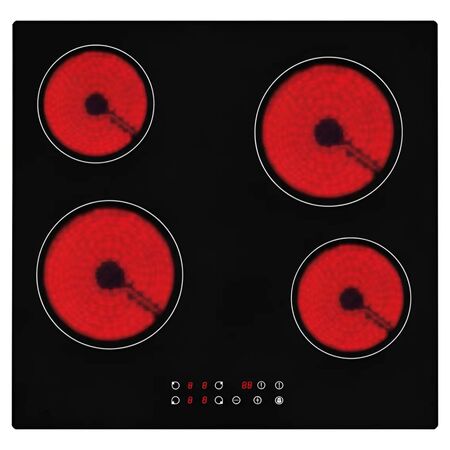 Anafe Eléctrico Vitrocerámico Pioneer 4 Hornallas Empotrable