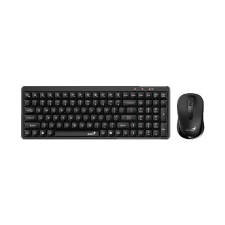 Teclado con Mouse Genius Lmate Q8100 Inalambrico Negro