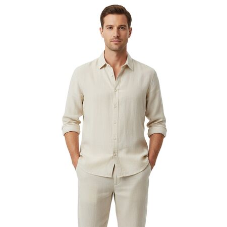 CAMISA LUVEN NATURAL