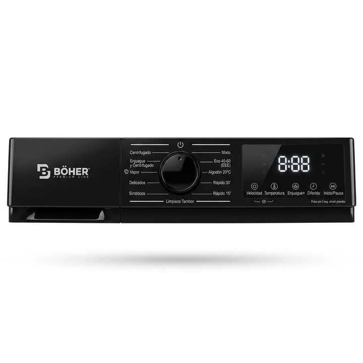 LAVARROPAS BOHER WMCFWT7K01 7KG SLIM 1000RPM INVERTER BLANCO - Vista 2
