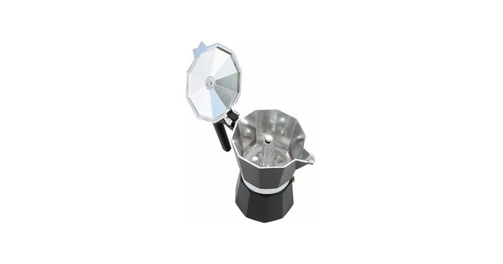 Cafetera Express Pedrini Aluminio Italiana 3 Pocillos Negra Negro - Vista 2