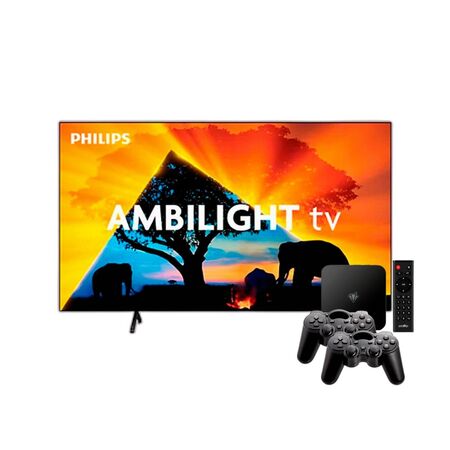 Combo Smart TV Philips 65" OLED 4K Ambilight + Consola Retroplay LT 8GB