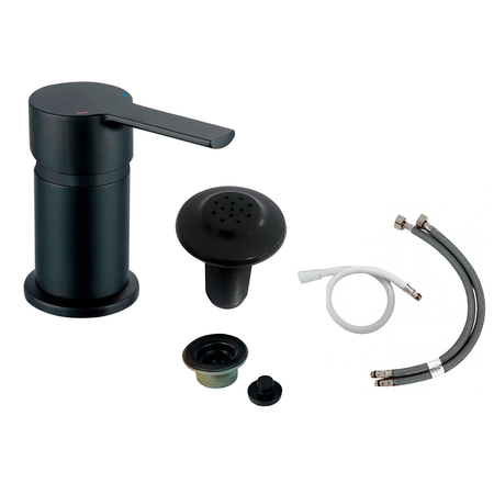 Grifería de Baño Para Bidet Monocomando Novohome Negra