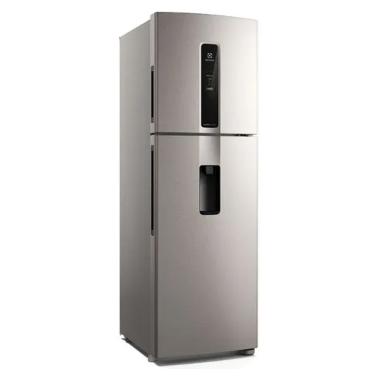 HELADERA ELECTROLUX IW46S NO FROST INVERTER CON DISPENSER PLATA 424LT - Vista 2