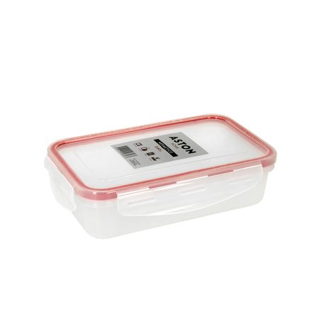 Set X 6 Herméticos Plasticos Chicos 0,6 Lt Taper Aston