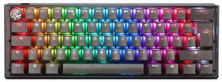 Teclado Mecanico Ducky One 3 Aura Clear Black 65 Mini DKON2161ST-BESPDABAAAC1