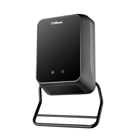 Caloventor De Vidrio Liliana Tipo Split De Pared 3 En 1 2000 Watts.Multihea Negro Cwd961