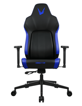 SILLA GAMER FORMULA V VIRON RACER PU BLUE (4711401663096)