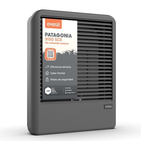 Calefactor Emege Patagonia 5000 Sin Salida Multigas