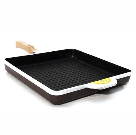 Grill Eterna Simple Art 1150 Antiadherente Marrón Con Mango Marrón