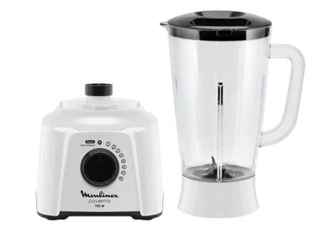 LICUADORA MOULINEX POWERMIX - 8 VEL, 700W, 2 LTS BLANCA (LN2801A0)