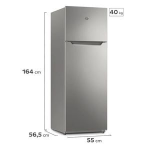 Heladera Gafa 257L Top Freezer Puerta Reversible Plata HGF252P