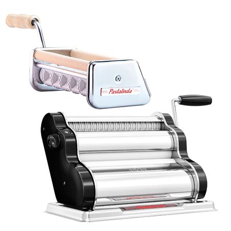 Fabrica de Pastas Pastalinda Kit Clásica 260 + Accesorio Raviolera Negra