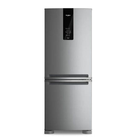 Heladera con Freezer Inverter Whirlpool No Frost Inoxidable 449L WRE57CK