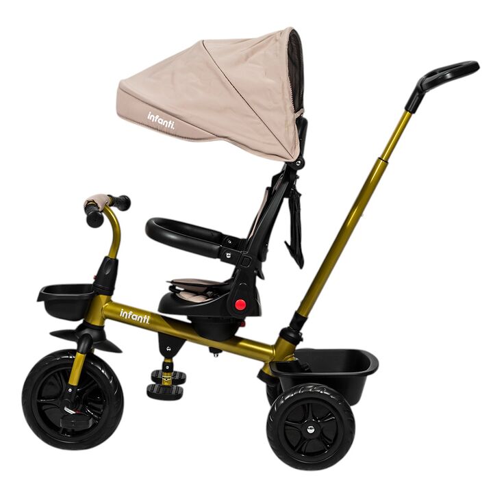 Triciclo multifuncional Infanti JY-T07B Dorado - Vista 5