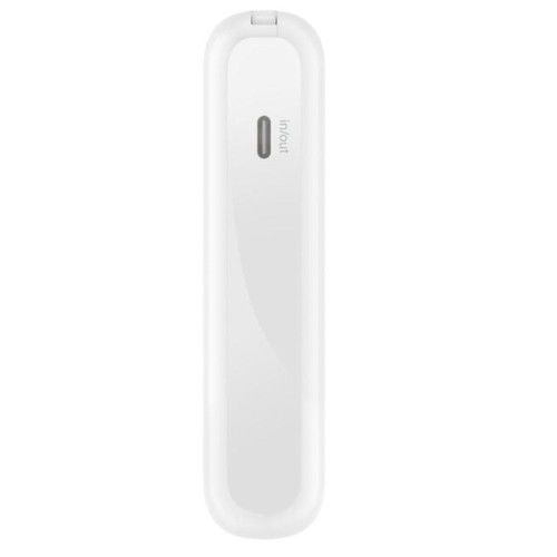 Power Bank Belkin with 20W PD + Integrated USB-C Cable 10K Blanco - Vista 3