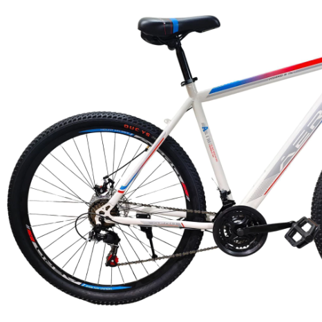 BICICLETA AERO BIKE – MODELO VENTORODADO 29 21 VELOCIDADES DISEÑO ITALIANO (BLANCO- ROJO) - Vista 3
