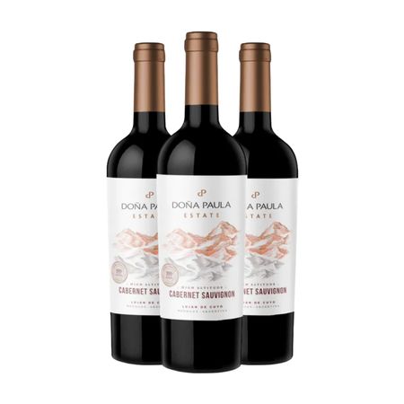 Vino Tinto Doña Paula Estate Cabernet Sauvignon750 ml Caja x 3