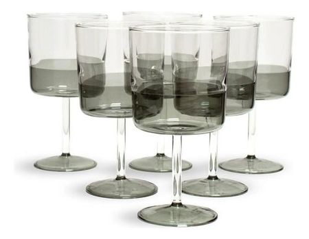 Set 6 Copas Sakura 350ml Moonstone Grey Radiance Series Moonstone Grey