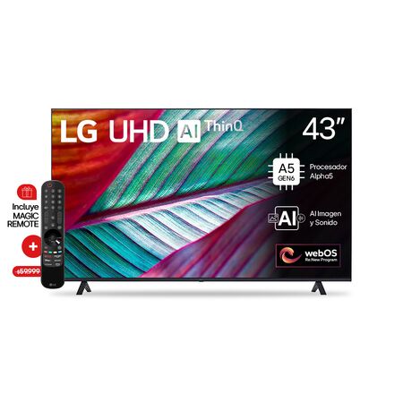 Smart TV LG UHD 4K AI ThinQ 43'' 43UR8750PSA