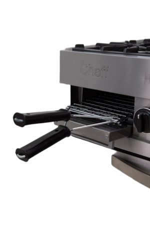 Cocina Industrial Maraldi Cheff con Carlitera y Plancha – 87 cm