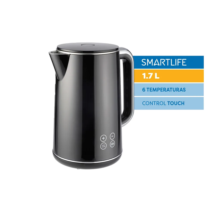 Jarra Electrica 1720 Digital Smartlife 1.7 Lts Negro - Vista 2