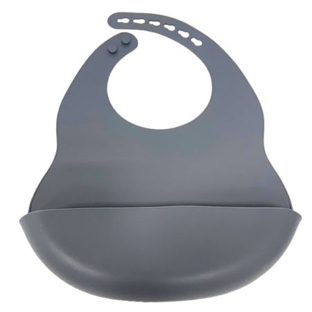 Babero Gris Regulable Gadnic con Bolsillo