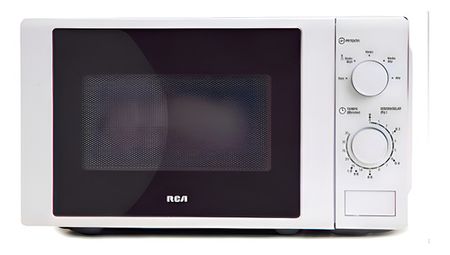Microondas Rca Mecánico 20 Lts 700 Watts Blanco 5 Niveles De Potencia
