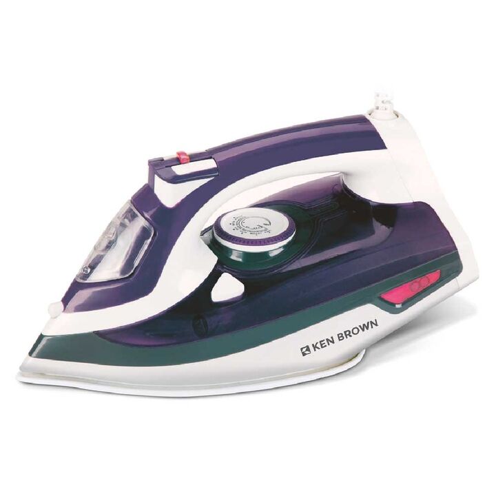 PLANCHA KEN BROWN KB-578 24A VAPOR ROCIADOR 2400 WTS BASE CERAMICA - Vista 1