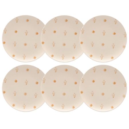 Set X 6 Platos Playos Afecto 26 Cm