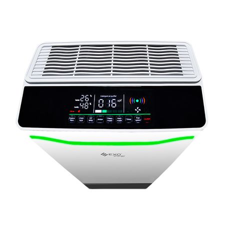 Purificador De Aire EXO Smart Filtro HEPA c/WIFI - Área de aplicación 50 a 70 m3 - Potencia nominal 85W - Potencia luz UV 4W - Control Remoto