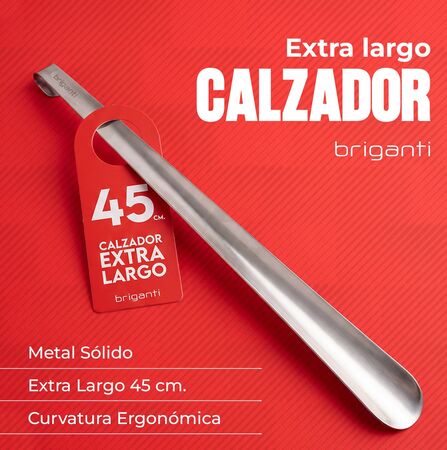 CALZADOR LARGO CROMADO