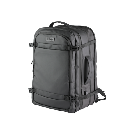Mochila de Viaje Extensible Waggs Porta Notebook con Puerto USB 45L Negra