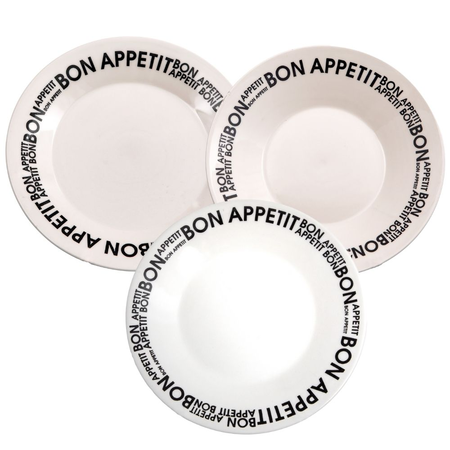 Bon Appetit - Juego De Vajilla X 12 Piezas - Oxford