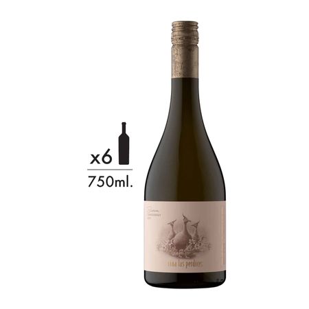 Vino Blanco Las Perdices Reserva Chardonnay Caja x 6