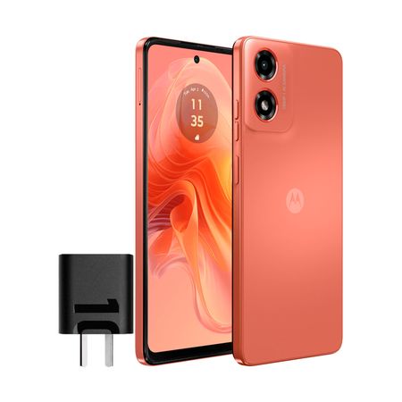 Celular Motorola Moto G04s 64+4GB Naranja Xt2421