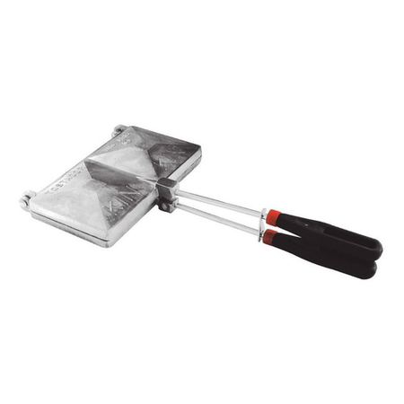 Tostadora Casera Sandwichera Nro.2 Manual Aluminio Fundido