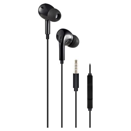 Auriculares In Ear Flat Manos Libres Negro Noga NG-1650