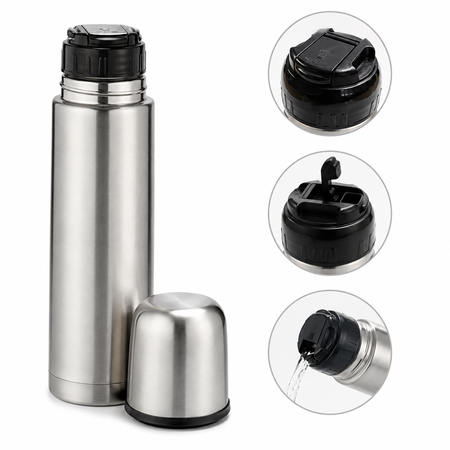 Termo Acero inoxidable Frio Calor 1 litro Bazz