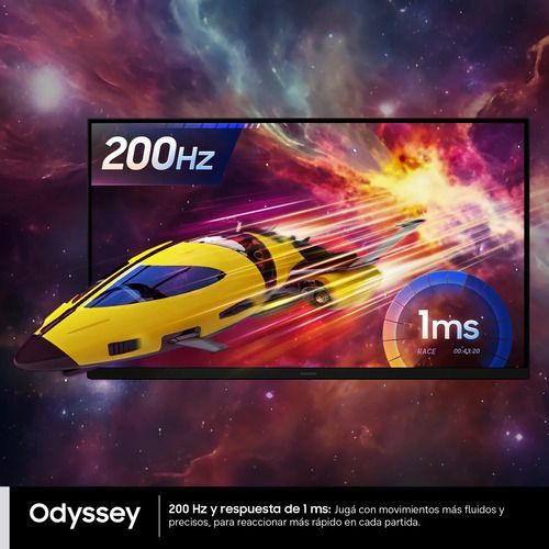 Monitor Samsung 27" Odyssey G300 FHD 200 Hz - Vista 4