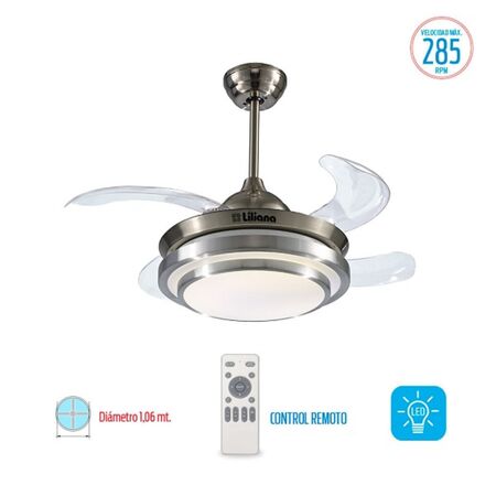 Ventilador Techo Liliana Vtha  Palas  Velocidades