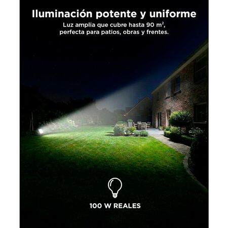 Reflector Led Blanco Gadnic 100W Exteriores Alta Potencia 6500k