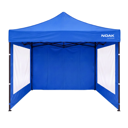 Gazebo 3x3 Metros NOAK Estructura de Acero Techo de Tela Oxford 600D y Paredes