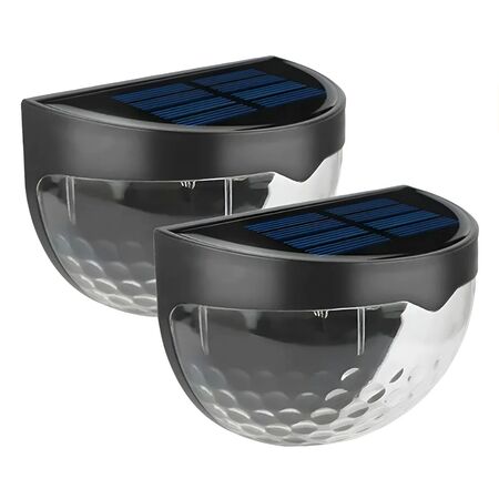 Pack X 2   Aplique Led Luz Solar Pared Exterior Casa patio   Glory