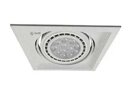 Emb Zafir Ar111 Cardanico 1 Luz 180X180Mm 12W Blanco Calido